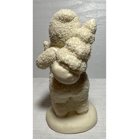 Dept 56 Snowbabies Figurine We'll Plant The Starry Pine Baby Angel Christmas - Picture 3 of 7
